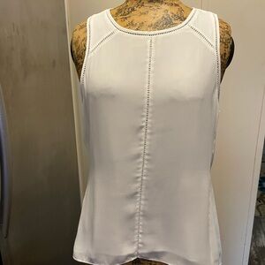 White House Black Market Ivory Tank Top